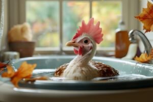 Novelty Chicken Bath Bucket